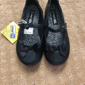 Black ballerina flats size 11